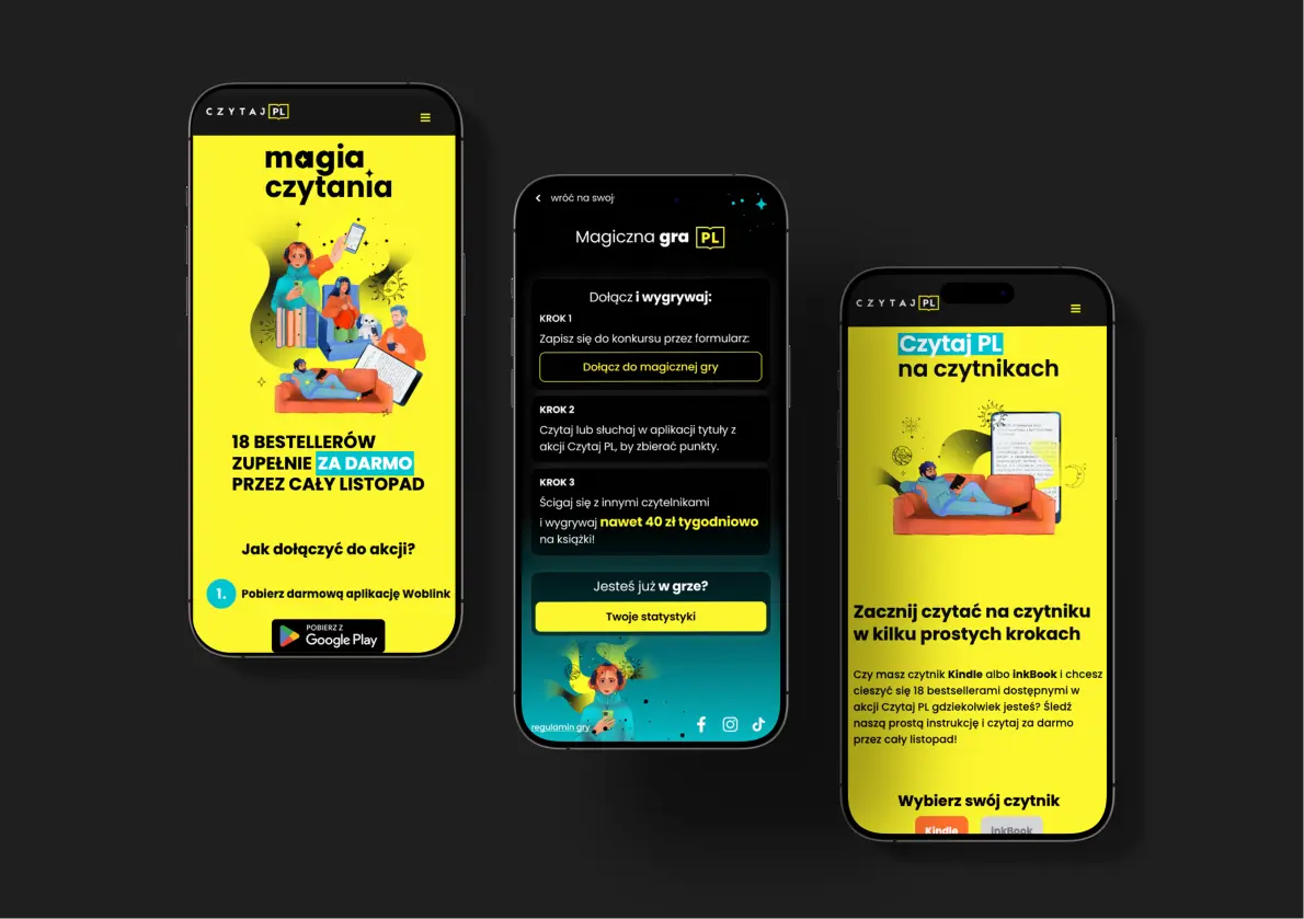 Mockupy na smartfonach