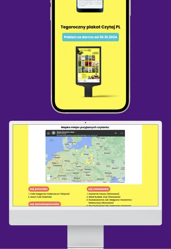 Mockupy widoków strony