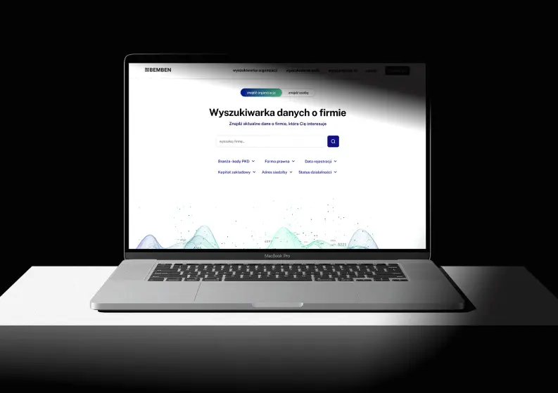 Wyszukiwarka biznesowa Bemben